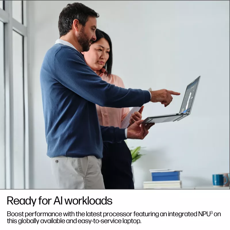HP EliteBook 6 G1a AI PC AMD Ryzen™ 5 230 Sülearvuti 40,6 cm (16 tolli) WUXGA 16 GB DDR5-SDRAM Wi-Fi 7 (802.11be) Windows 11 Pro Hõbedane