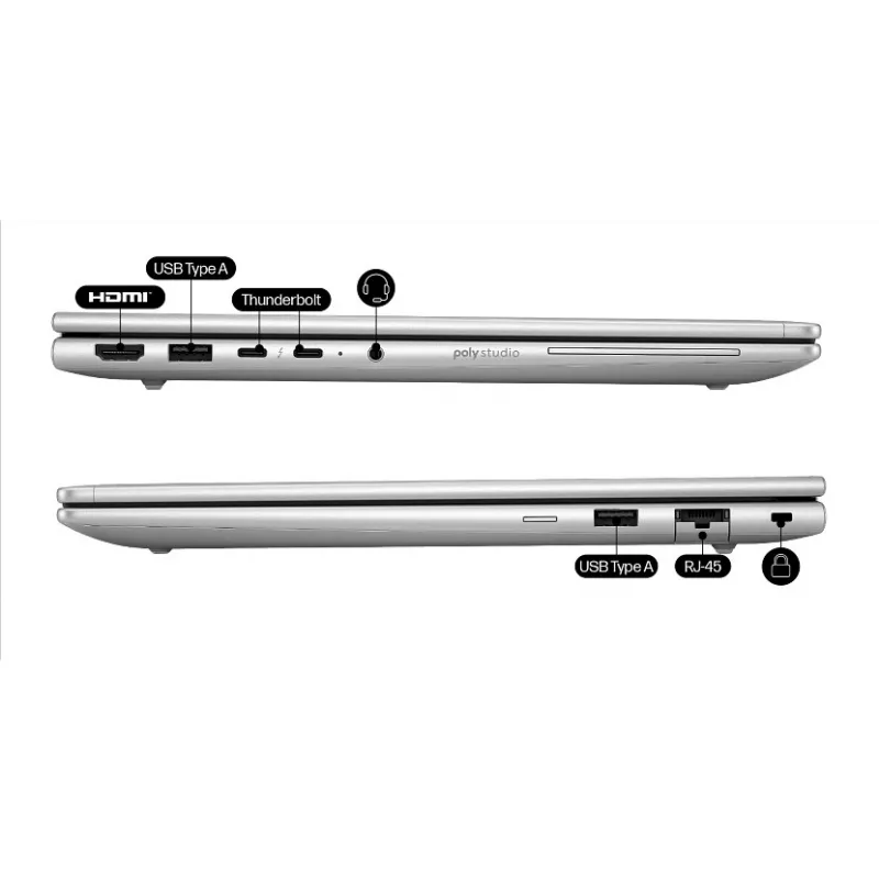 HP EliteBook 6 G1a AI PC AMD Ryzen™ AI 7 250 sülearvuti 35,6 cm (14 tolli) WUXGA 32 GB DDR5-SDRAM Wi-Fi 7 (802.11be) Windows 11 Pro hõbedane