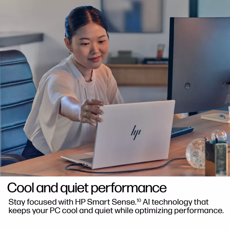 HP EliteBook 8 G1i AD3H3ET ärisülearvuti, Intel Core Ultra 5 228V, 14-tolline 2.5K, 32GB LPDDR5x, 512GB SSD, Windows 11 Pro, saksa QWERTZ klaviatuur