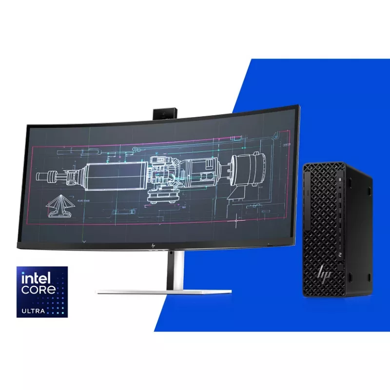 HP Z2 SFF G1i Intel Core Ultra 7 265K 32 GB DDR5-SDRAM NVIDIA RTX A400 Windows 11 Pro tööjaam AI tööjaam, AI PC