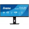 Arvutimonitor IIYAMA ProLite XUB3493WQSU-B6 34 tolli 3440×1440 UltraWide QHD IPS LED, 1 ms, USB 3.2 jaotur, kõlarid, VESA, kõrguse reguleerimine
