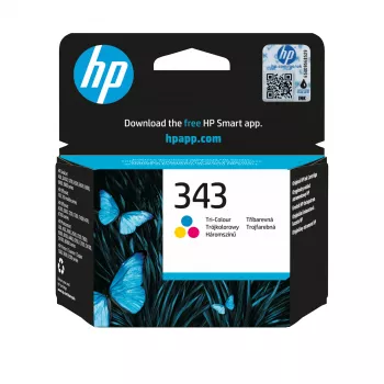 HP 343 Tri-color Originaal tindikassett
