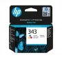 HP 343 Tri-color Originaal tindikassett