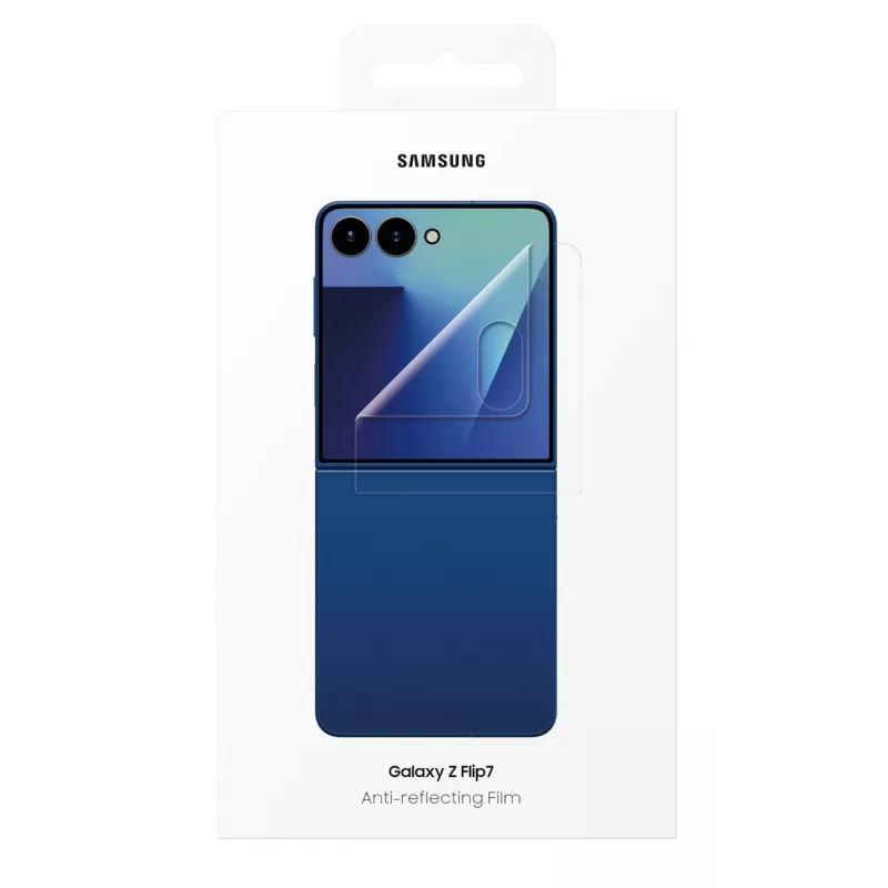 Samsungi peegeldusvastane kile, Samsung, Galaxy Z Flip7, Läbipaistev, 2 tk