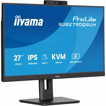 iiyama ProLite XUB2790QSUH-B2 arvutimonitor 68.6 cm (27 tolli) 2560 x 1440 pikslit Quad HD LED must