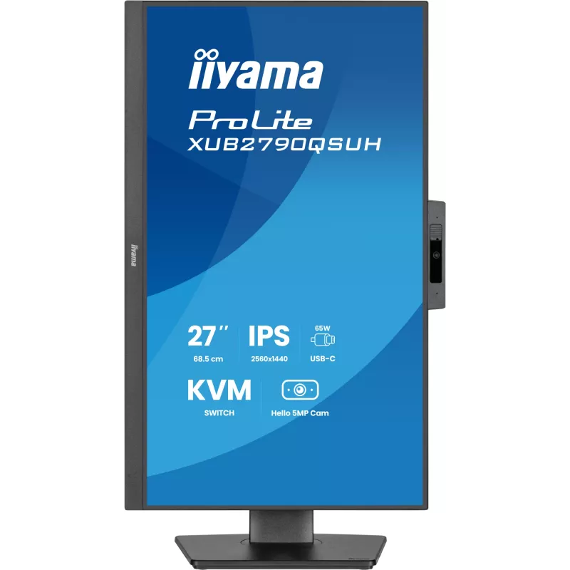 iiyama ProLite XUB2790QSUH-B2 arvutimonitor 68.6 cm (27 tolli) 2560 x 1440 pikslit Quad HD LED must