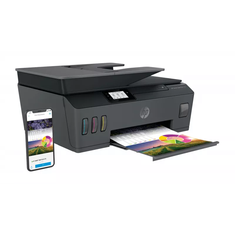 HP Smart Tank Plus 570 juhtmeta mitmeotstarbeline värviprinter, koopiamasin, skanner
