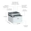 Printer HP LaserJet Pro 3002dn Laser Grey White