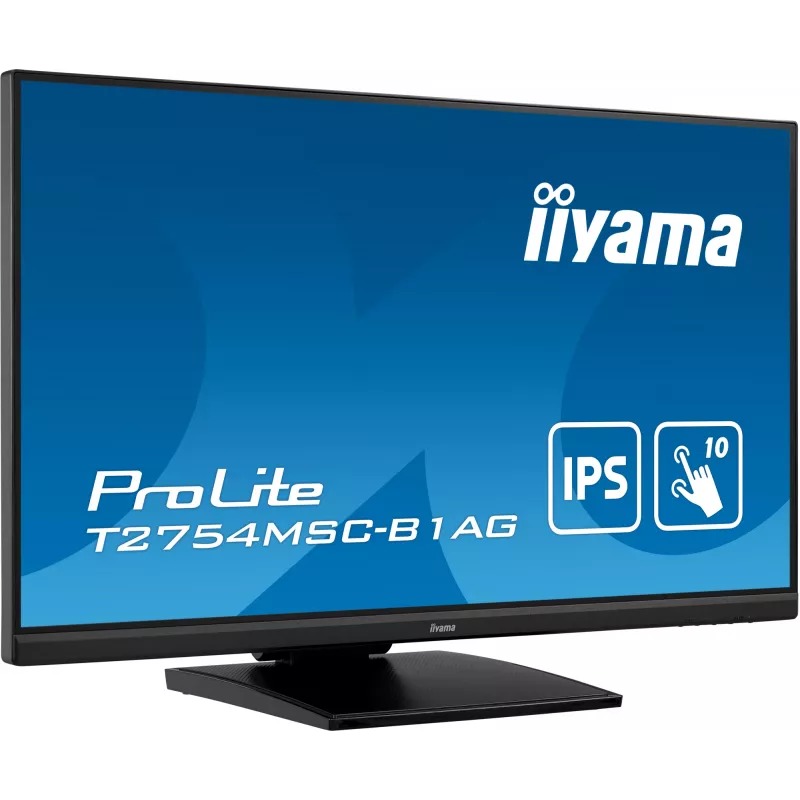 iiyama ProLite T2754MSC-B1AG arvutimonitor 68,6 cm (27 tolli) 1920 x 1080 pikslit Full HD LED puuteekraan Mitmekasutaja Must