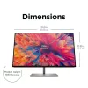 HP Z24q G3 QHD-ekraan, 60,5 cm (23,8 tolli), 2560 x 1440 pikslit, Quad HD, LCD, 5 ms, hõbedane