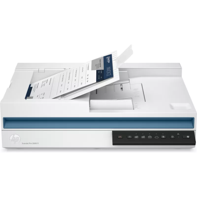 HP Scanjet Pro 2600 f1 lame- ja ADF-skanner 600 x 600 DPI A4 Valge