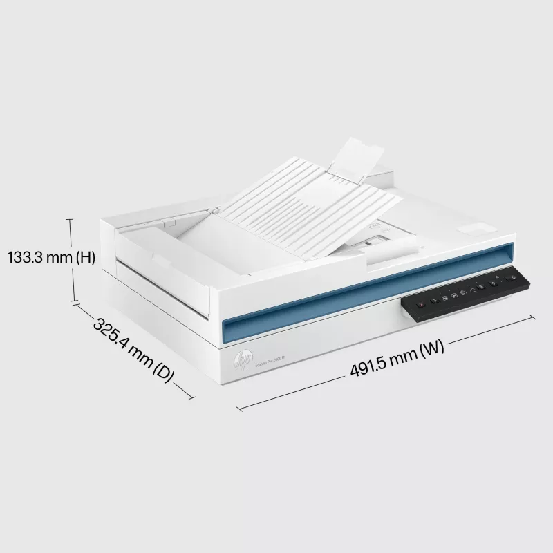 HP Scanjet Pro 2600 f1 lame- ja ADF-skanner 600 x 600 DPI A4 Valge