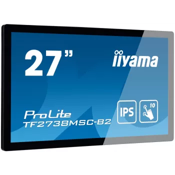 iiyama ProLite TF2738MSC-B2 arvutimonitor 68,6 cm (27 tolli) 1920 x 1080 Full HD LED puuteekraan Multi-user Must