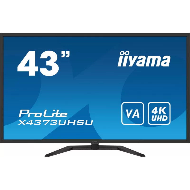 iiyama ProLite X4373UHSU-B1 arvutimonitor 108 cm (42.5 tolli) 3840 x 2160 pikslit 4K Ultra HD must