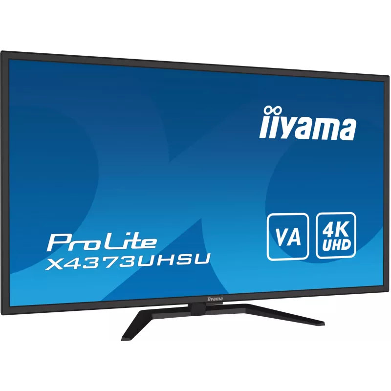 iiyama ProLite X4373UHSU-B1 arvutimonitor 108 cm (42.5 tolli) 3840 x 2160 pikslit 4K Ultra HD must