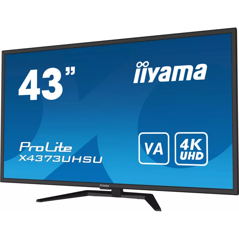 iiyama ProLite X4373UHSU-B1 arvutimonitor 108 cm (42.5 tolli) 3840 x 2160 pikslit 4K Ultra HD must