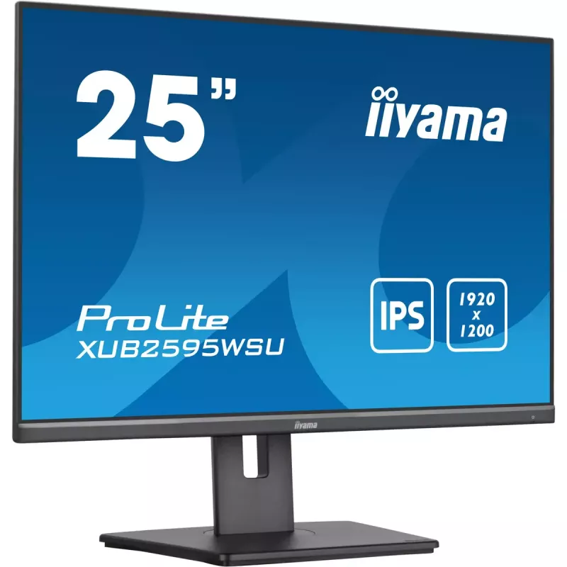 iiyama ProLite XUB2595WSU-B5 arvutimonitor 63,5 cm (25 tolli) 1920 x 1200 pikslit WUXGA LED must