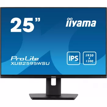 iiyama ProLite XUB2595WSU-B5 arvutimonitor 63,5 cm (25 tolli) 1920 x 1200 pikslit WUXGA LED must