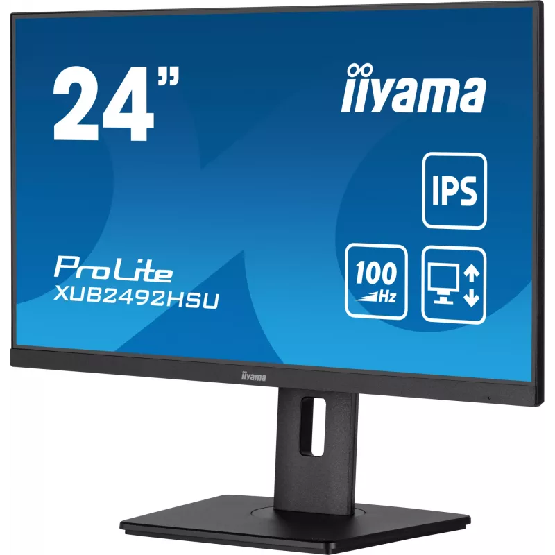 iiyama XUB2492HSU-B6 arvutimonitor 60,5 cm (23,8 tolli) 1920 x 1080 pikslit Full HD LED must