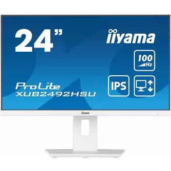 iiyama XUB2492HSU-W6 arvutimonitor 60.5 cm (23.8 tolli) 1920 x 1080 pikslit Full HD LED Valge