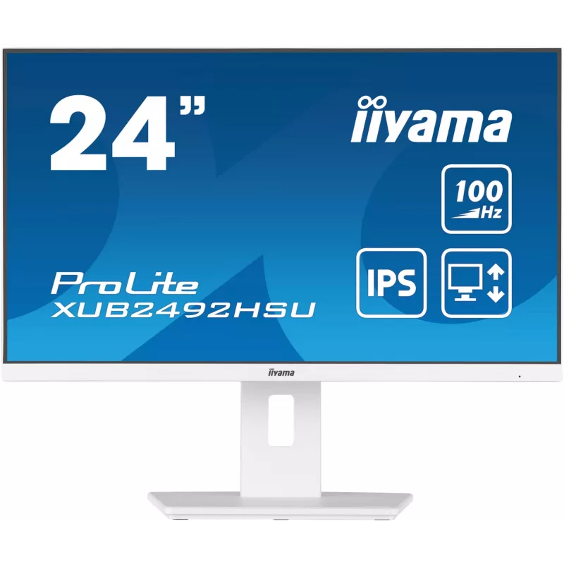 iiyama XUB2492HSU-W6 arvutimonitor 60.5 cm (23.8 tolli) 1920 x 1080 pikslit Full HD LED Valge