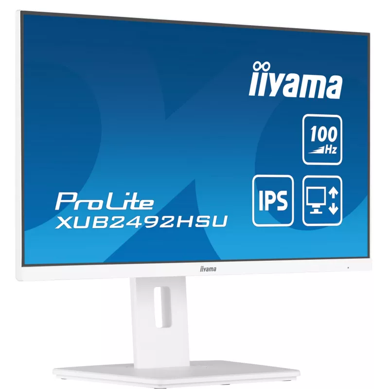 iiyama XUB2492HSU-W6 arvutimonitor 60.5 cm (23.8 tolli) 1920 x 1080 pikslit Full HD LED Valge