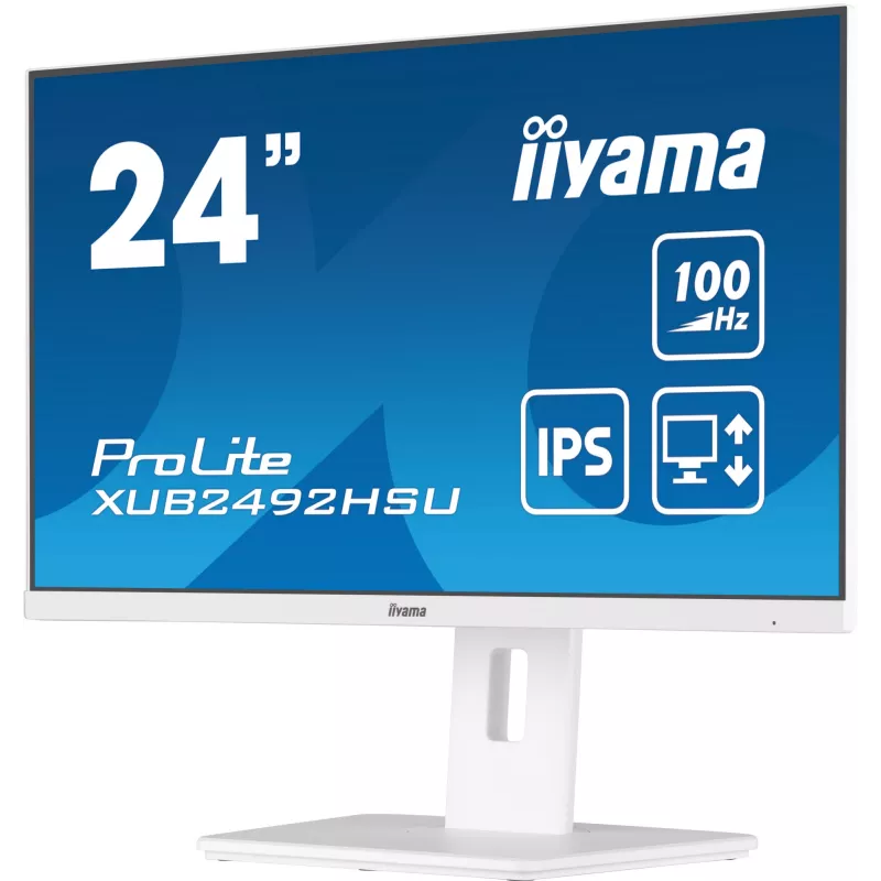 iiyama XUB2492HSU-W6 arvutimonitor 60.5 cm (23.8 tolli) 1920 x 1080 pikslit Full HD LED Valge
