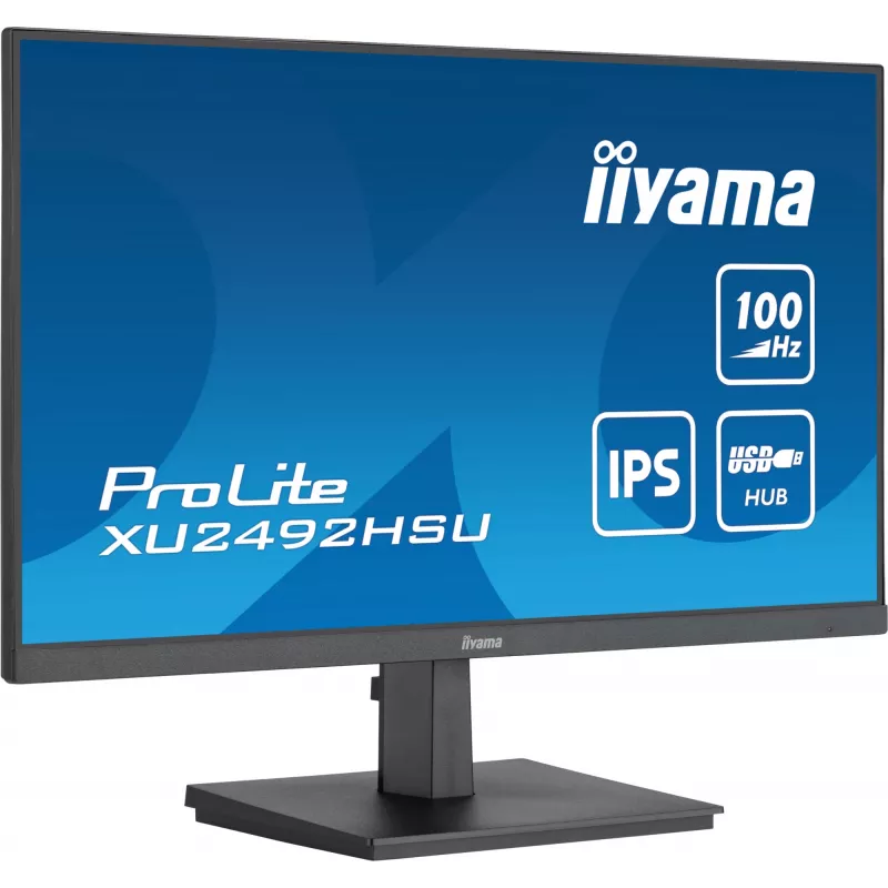 iiyama ProLite XU2492HSU-B6 arvutimonitor 60,5 cm (23,8 tolli) 1920 x 1080 pikslit Full HD LED Must