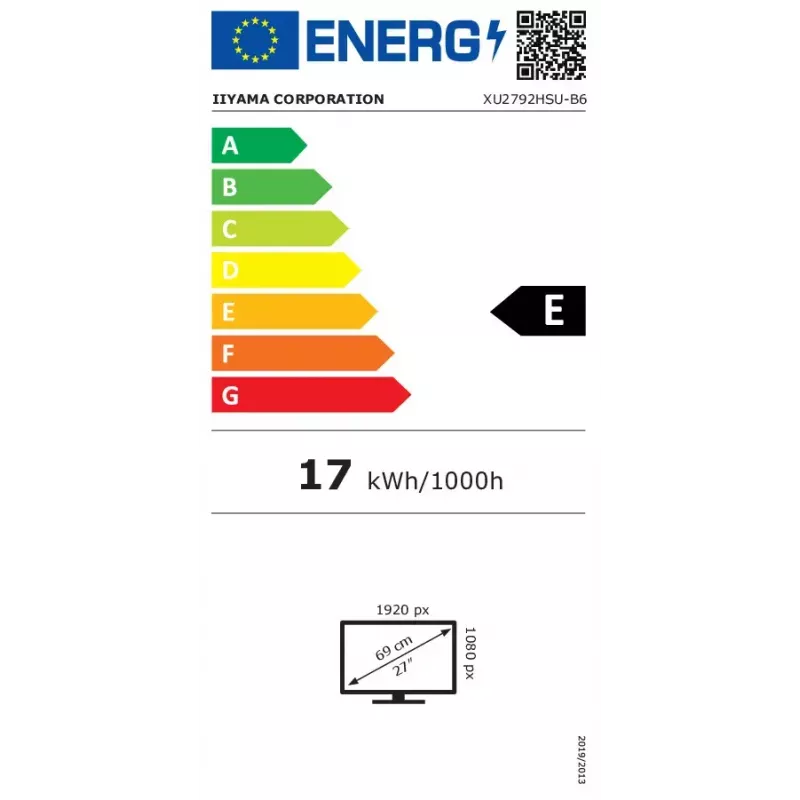 iiyama ProLite XU2792HSU-B6 arvutimonitor 68,6 cm (27 tolli) 1920 x 1080 pikslit Full HD LED must