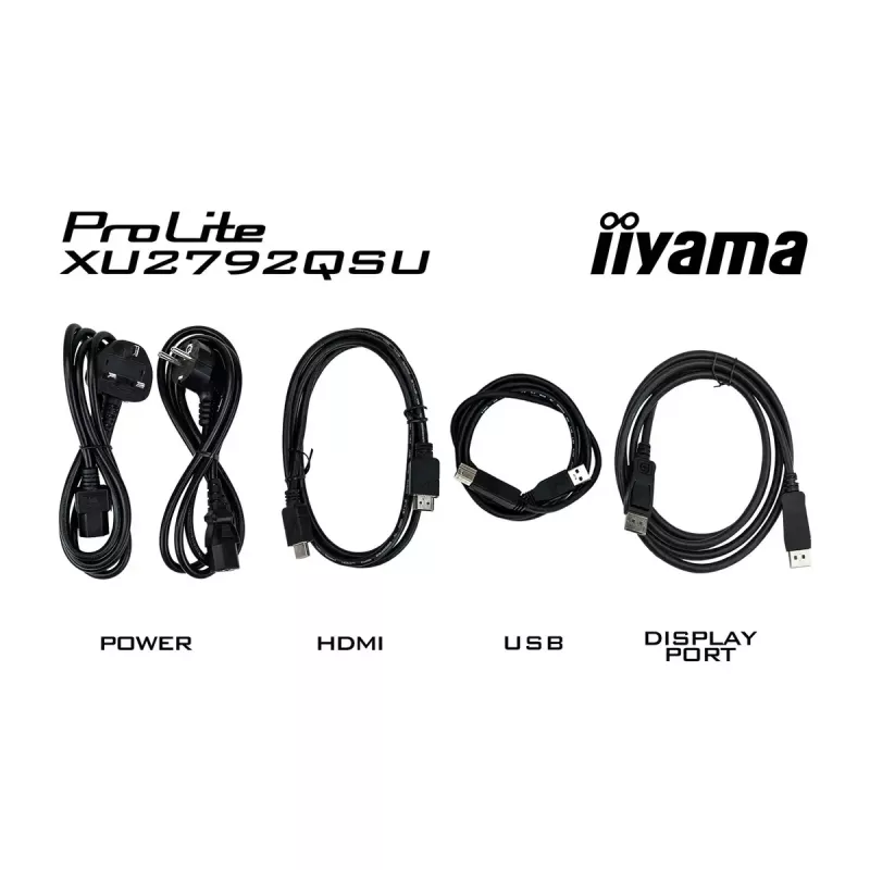 iiyama ProLite arvutimonitor 68,6 cm (27 tolli) 2560 x 1440 pikslit Quad HD LED must