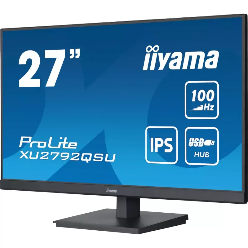 iiyama ProLite arvutimonitor 68,6 cm (27 tolli) 2560 x 1440 pikslit Quad HD LED must