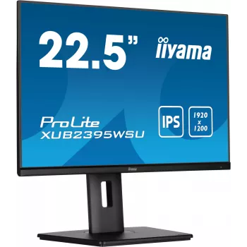 iiyama ProLite XUB2395WSU-B5 arvutimonitor 57,1 cm (22,5 tolli) 1920 x 1200 pikslit WUXGA LED must