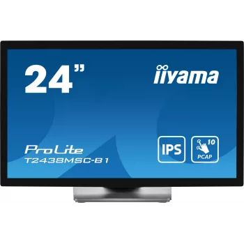 iiyama ProLite T2438MSC-B1 arvutimonitor 60,5 cm (23,8 tolli) 1920 x 1080 pikslit Full HD LED puuteekraaniga must