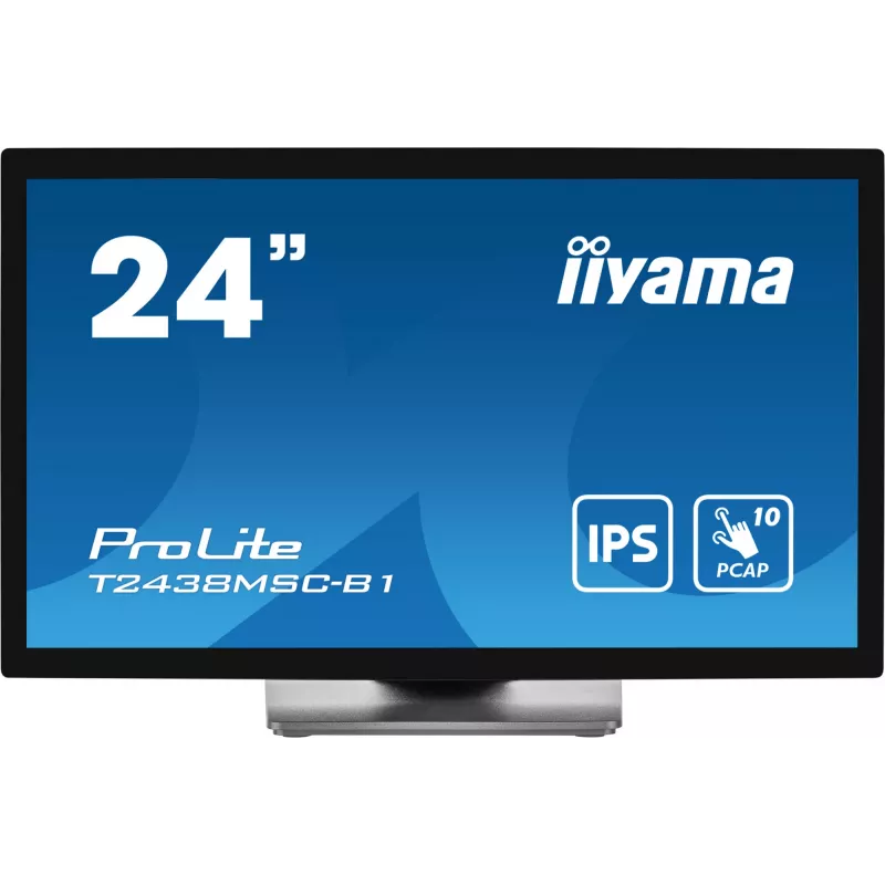 iiyama ProLite T2438MSC-B1 arvutimonitor 60,5 cm (23,8 tolli) 1920 x 1080 pikslit Full HD LED puuteekraaniga must