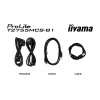 iiyama ProLite T2755MSC-B1 arvutimonitor 68,6 cm (27 tolli) 1920 x 1080 Full HD LED puuteekraan lauaarvutile must