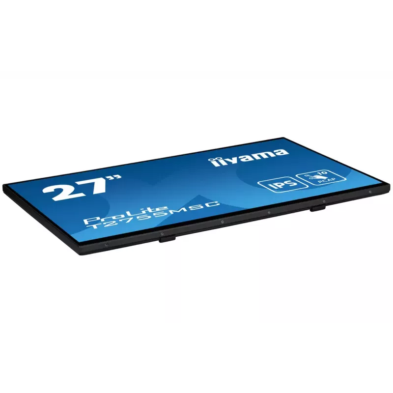 iiyama ProLite T2755MSC-B1 arvutimonitor 68,6 cm (27 tolli) 1920 x 1080 Full HD LED puuteekraan lauaarvutile must
