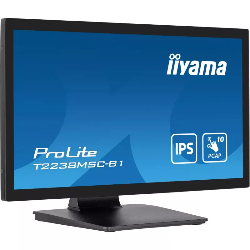 iiyama ProLite T2238MSC-B1 arvutimonitor 54,6 cm (21,5 tolli) 1920 x 1080 pikslit Full HD LED puuteekraaniga must