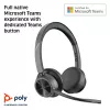 HP Poly Voyager 4320 Microsoft Teams sertifitseeritud USB-A peakomplekt + BT700 dongle