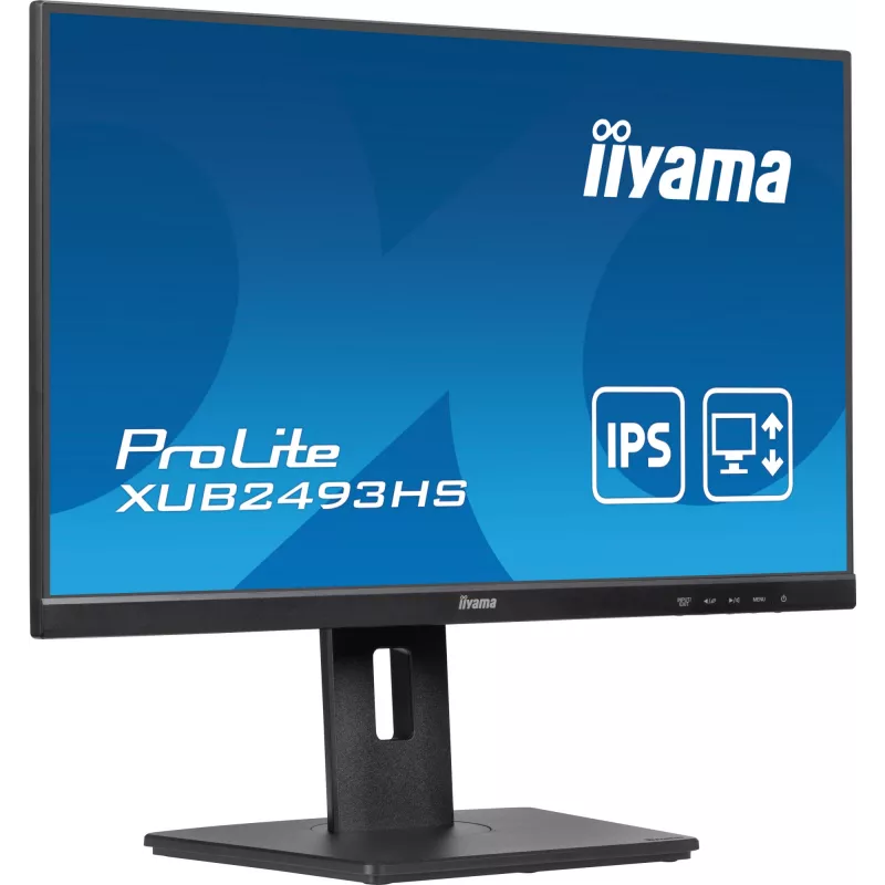 iiyama ProLite XUB2493HS-B6 arvutimonitor 60,5 cm (23,8 tolli) 1920 x 1080 pikslit Full HD LED must