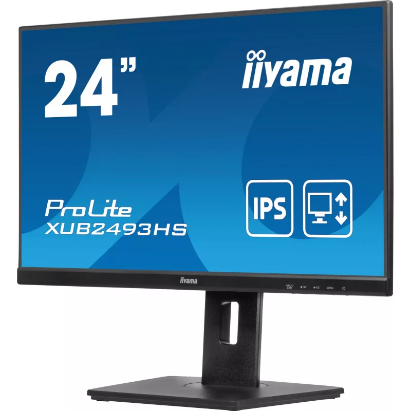 iiyama ProLite XUB2493HS-B6 arvutimonitor 60,5 cm (23,8 tolli) 1920 x 1080 pikslit Full HD LED must
