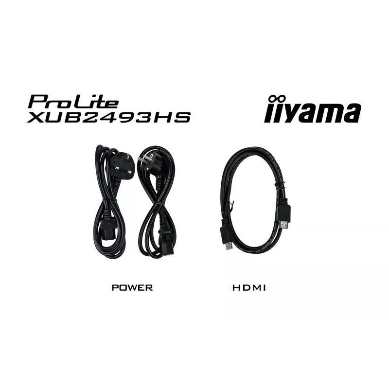 iiyama ProLite XUB2493HS-B6 arvutimonitor 60,5 cm (23,8 tolli) 1920 x 1080 pikslit Full HD LED must