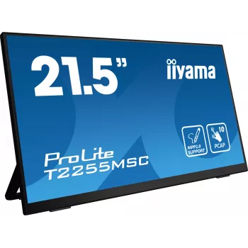 iiyama ProLite T2255MSC-B1 arvutimonitor 54,6 cm (21,5 tolli) 1920 x 1080 pikslit Full HD LCD puuteekraaniga must