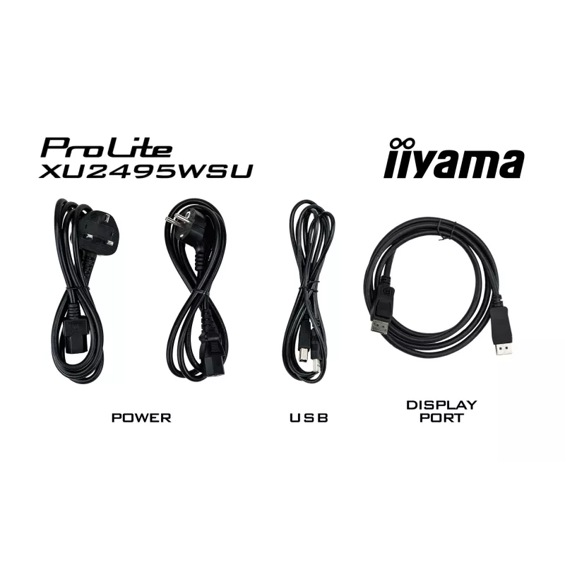iiyama ProLite XU2495WSU-B7 arvutikuvar 61 cm (24 tolli) 1920 x 1200 pikslit WUXGA LED Must