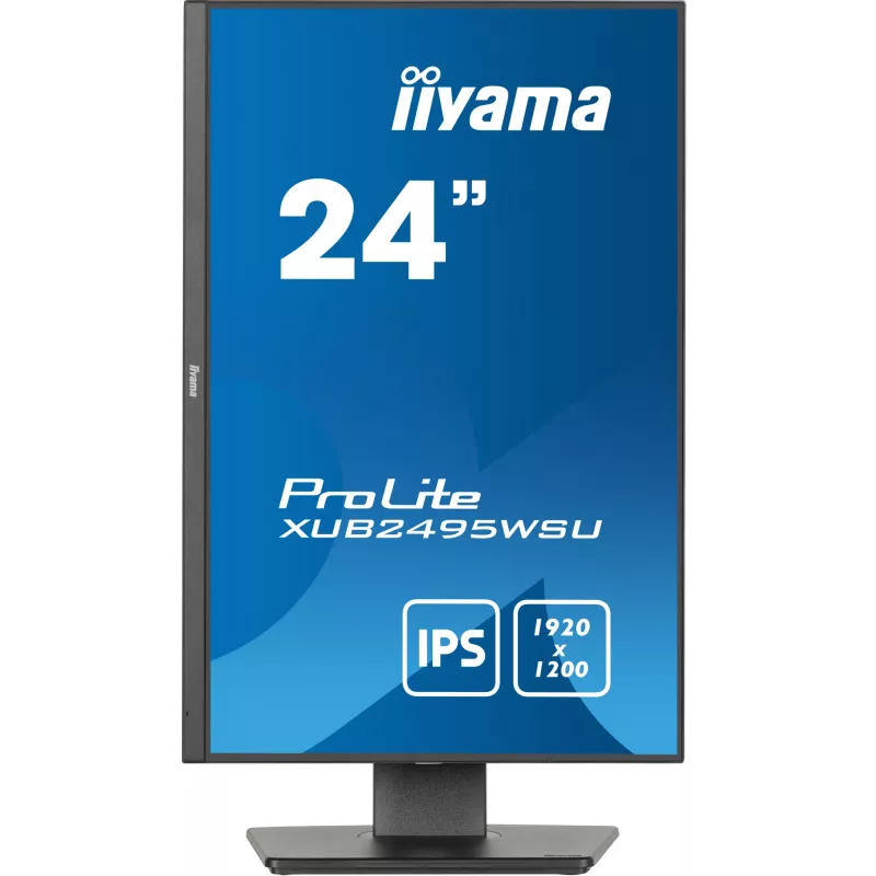 iiyama ProLite XUB2495WSU-B7 arvutimonitor 61,2 cm (24,1 tolli) 1920 x 1200 pikslit WUXGA LED must