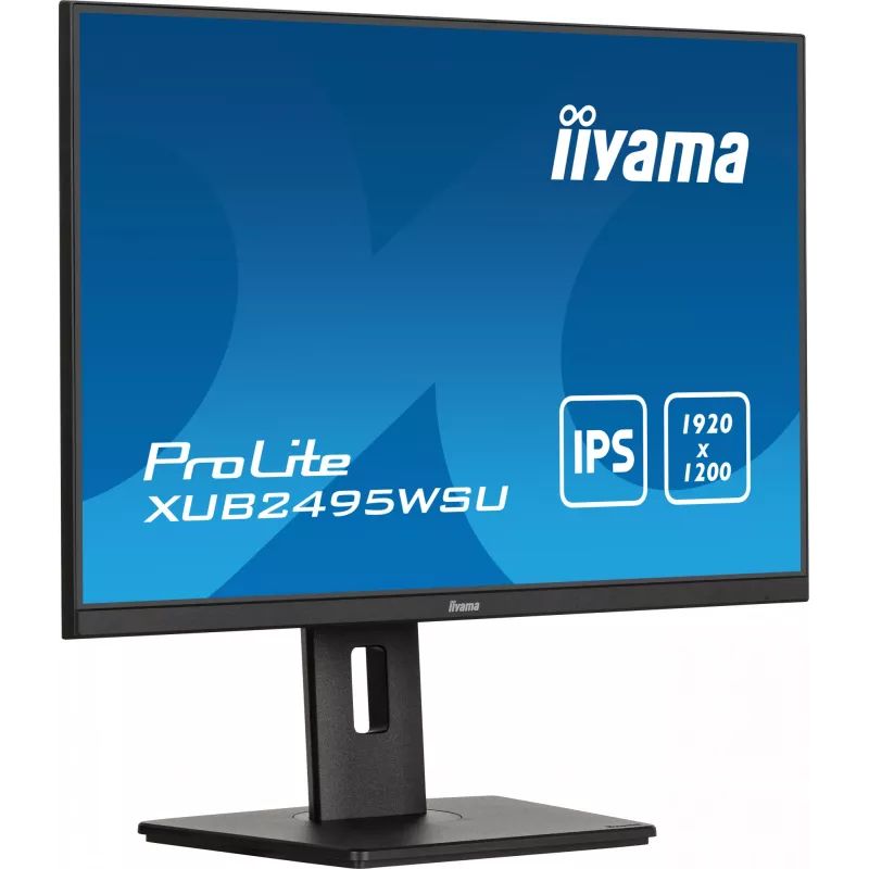 iiyama ProLite XUB2495WSU-B7 arvutimonitor 61,2 cm (24,1 tolli) 1920 x 1200 pikslit WUXGA LED must