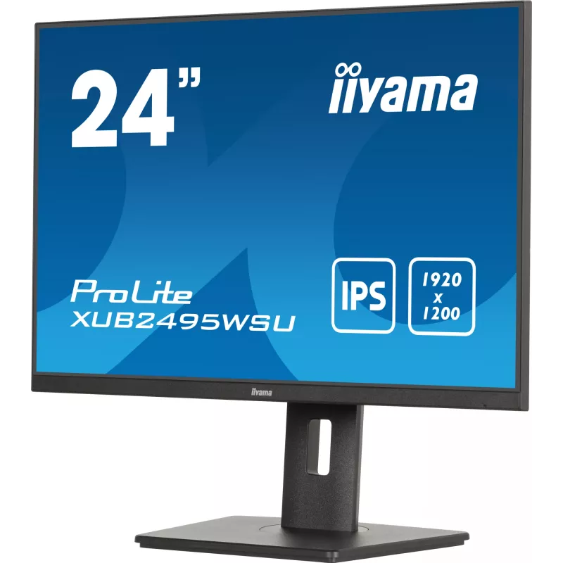iiyama ProLite XUB2495WSU-B7 arvutimonitor 61,2 cm (24,1 tolli) 1920 x 1200 pikslit WUXGA LED must