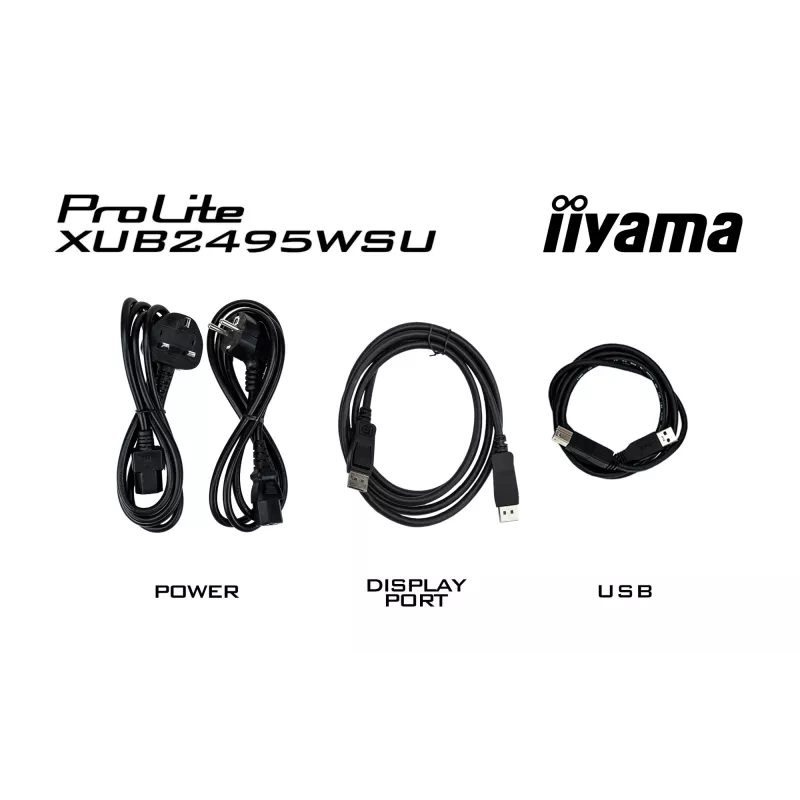 iiyama ProLite XUB2495WSU-B7 arvutimonitor 61,2 cm (24,1 tolli) 1920 x 1200 pikslit WUXGA LED must