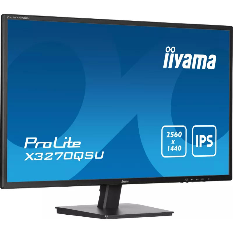 iiyama ProLite X3270QSU-B1 arvutimonitor 80 cm (31,5 tolli) 2560 x 1440 pikslit Wide Quad HD LED must