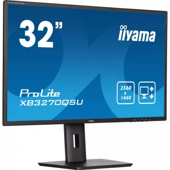 iiyama ProLite XB3270QSU-B1 arvutimonitor 80 cm (31.5 tolli) 2560 x 1440 pikslit Quad HD LED must