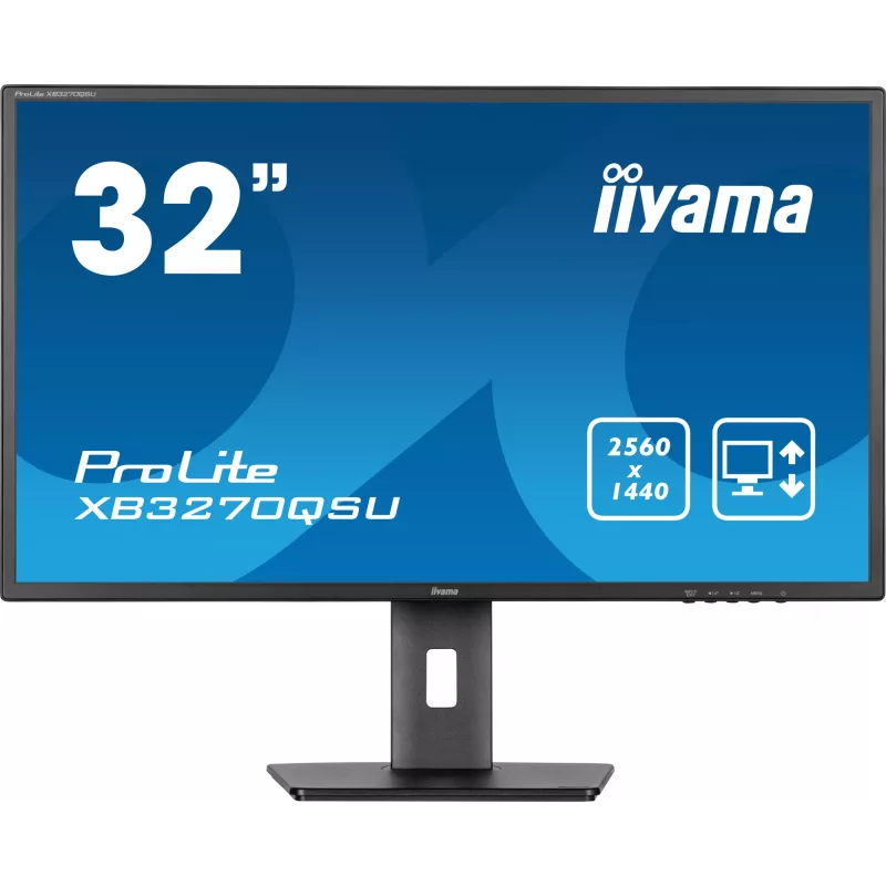 iiyama ProLite XB3270QSU-B1 arvutimonitor 80 cm (31.5 tolli) 2560 x 1440 pikslit Quad HD LED must